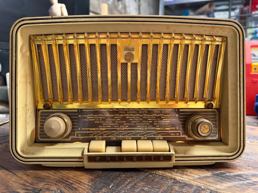Set (3) Buizenradio's Philips Philetta (1 Bluetooth speaker), Ophalen of Verzenden