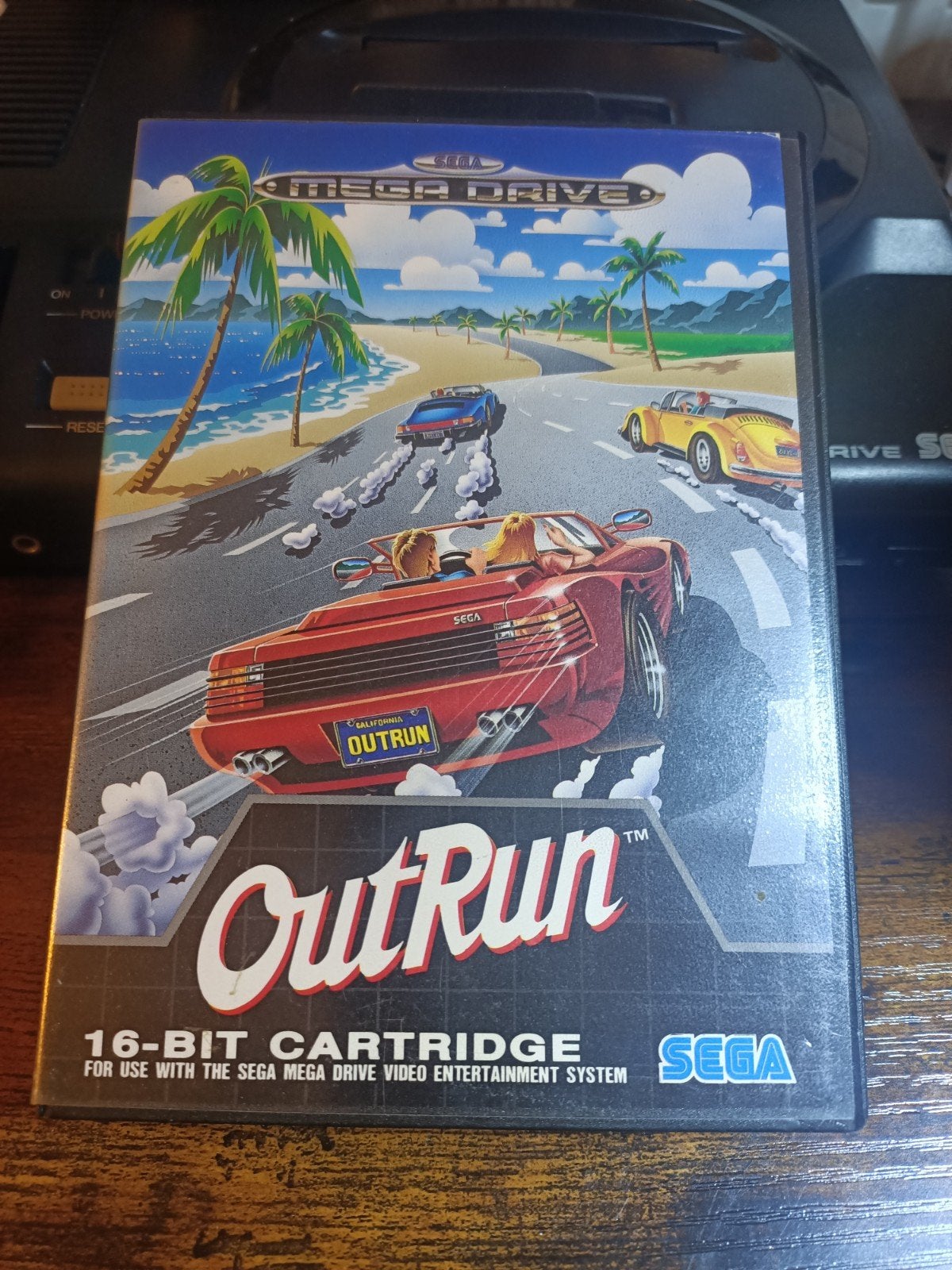 OutRun Sega Mega Drive - Klassieke Race Sensatie!, Gebruikt, 1 speler, Racen en Vliegen, Ophalen of Verzenden