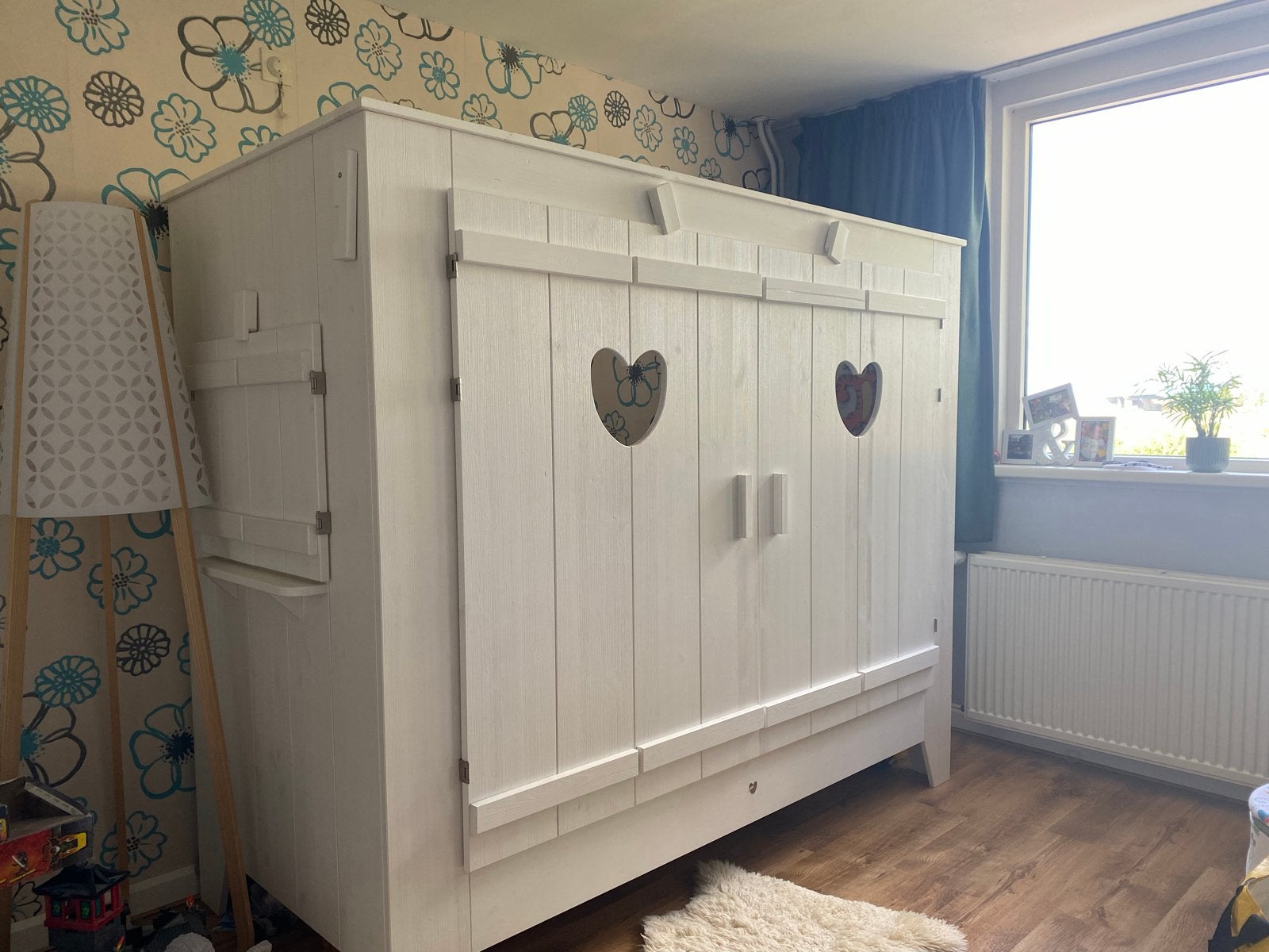 Uniek  bedstee bed van Lief! voor Kinderkamer, Ophalen, 85 tot 100 cm, Zo goed als nieuw, Matras