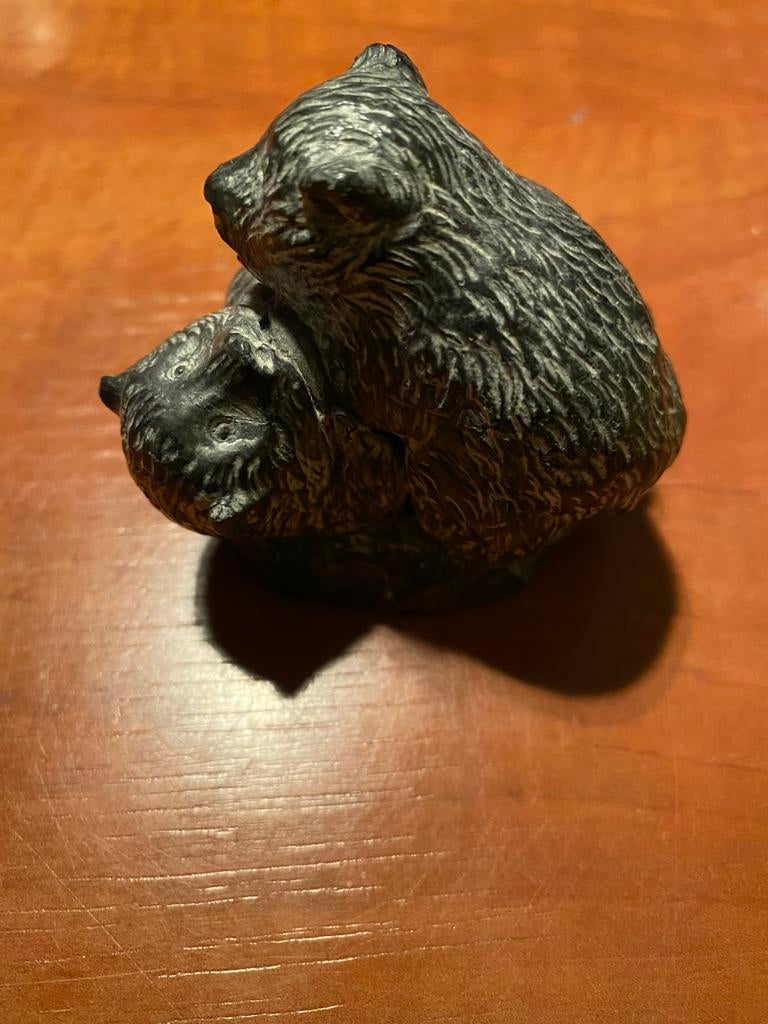 Beeldje Twee beren  “The Wolf Sculptures”, Ophalen of Verzenden, Zo goed als nieuw, Dier