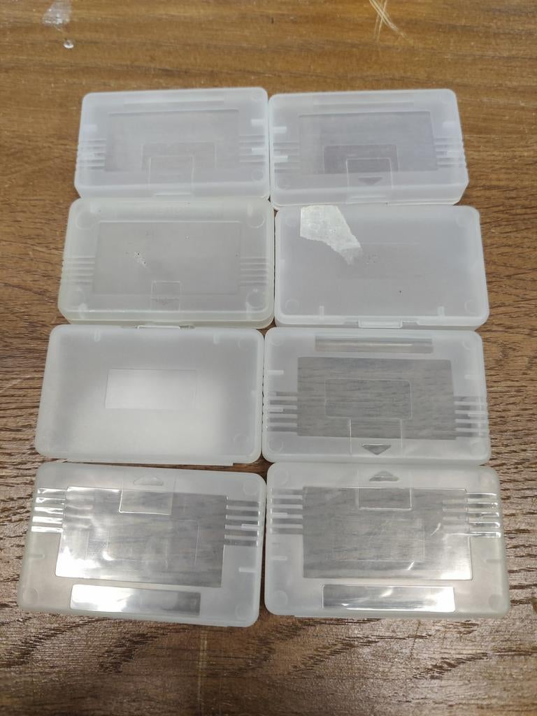 8 stuks Gameboy Advance (GBA) cartridge hoesjes, Spelcomputers en Games, Games | Nintendo Game Boy, Gebruikt, 1 speler, Vanaf 3 jaar