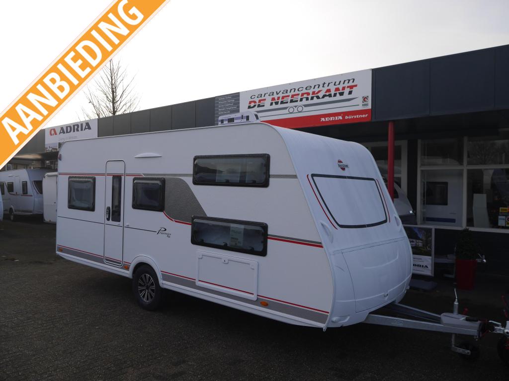 Bürstner Premio Plus 510 TK, Caravans en Kamperen, Caravans, Bedrijf, meer dan 6, 1250 - 1500 kg, Rondzit, Bürstner, Hefbed, Overige typen