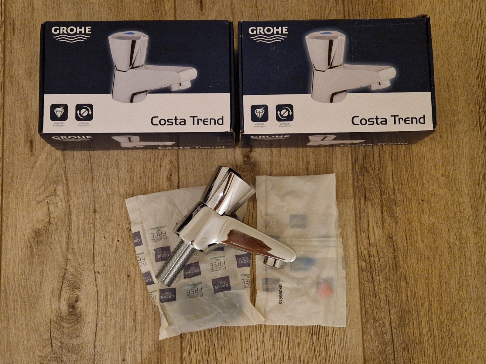 2 x Grohe Costa Trend Kraan - Nieuw in doos, Ophalen of Verzenden, Nieuw, Kraan