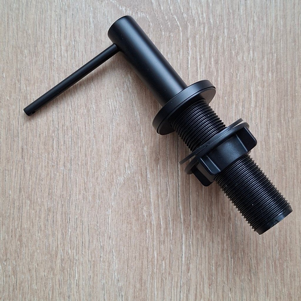 Zeepdispenser voor inbouw keukenblad, Huis en Inrichting, Overige typen, Nieuw, Ophalen of Verzenden, Zwart