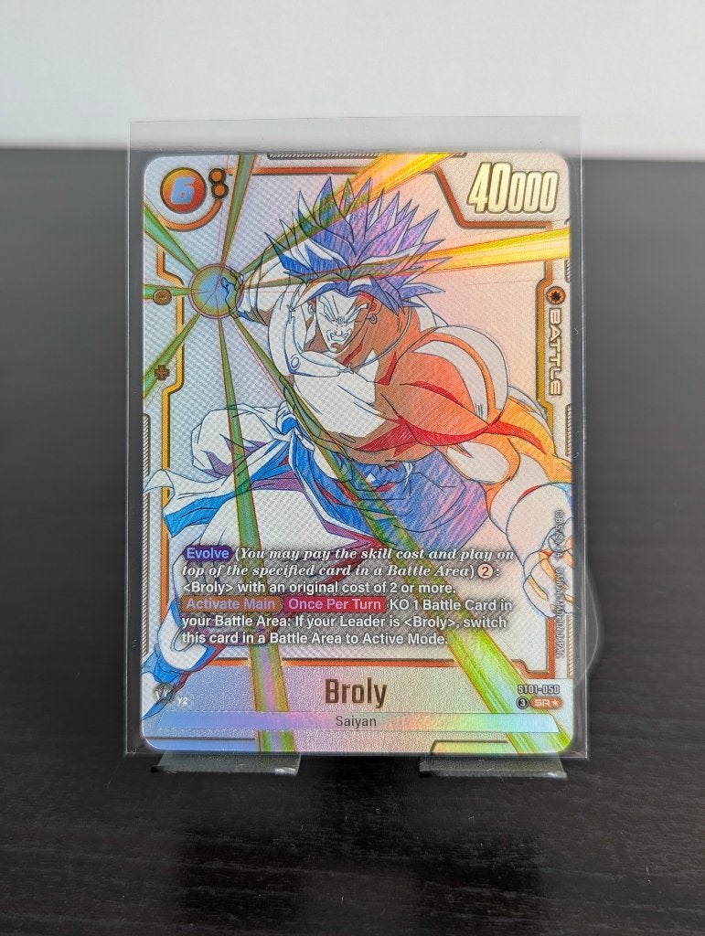 Dragon Ball Super - Broly (ST01-050) - Story Booster, Hobby en Vrije tijd, Ophalen of Verzenden, Zo goed als nieuw, Losse kaart