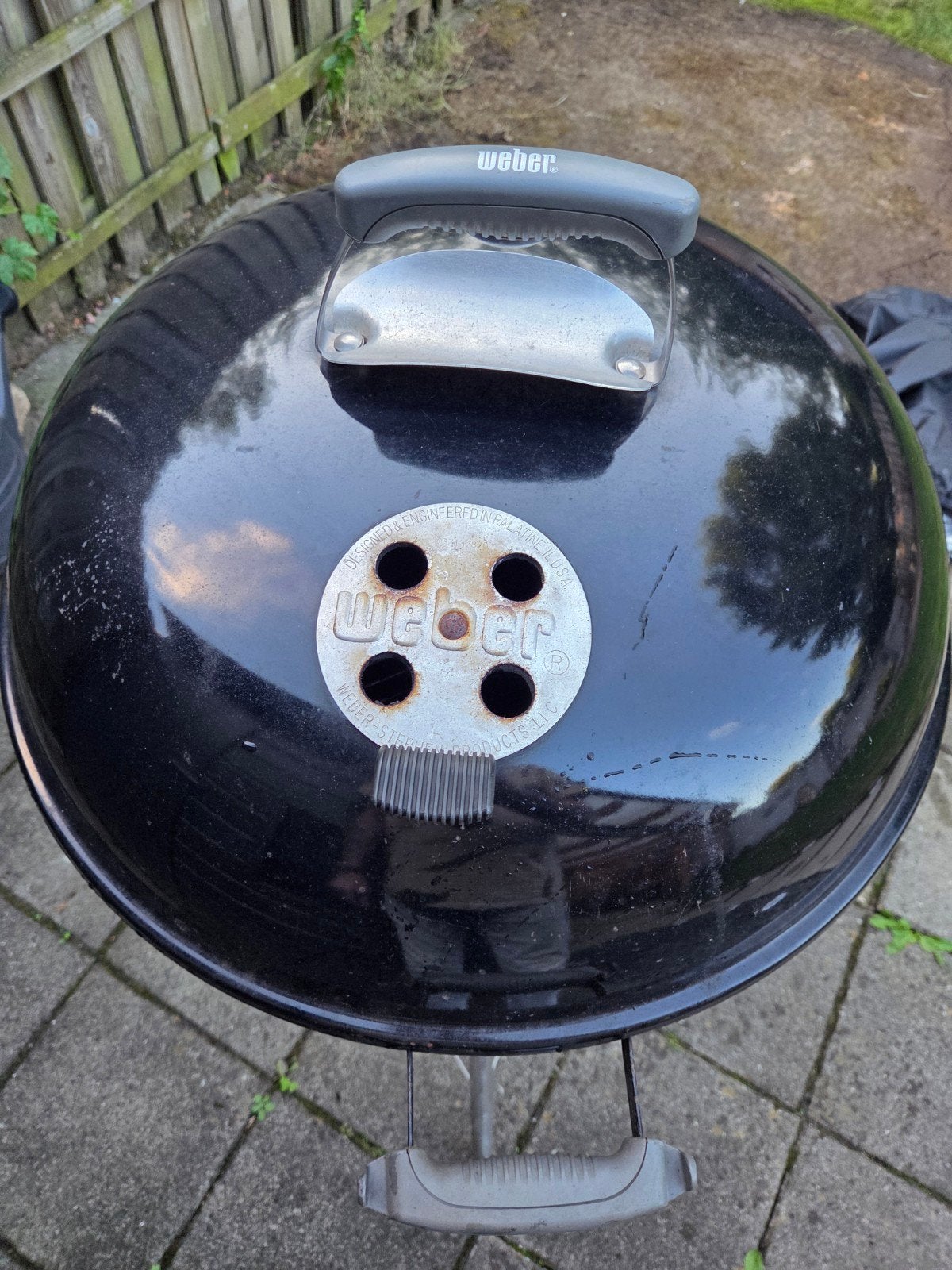 bbq merk weber 57 cm, Tuin en Terras, Ophalen, Gebruikt, WEBER BBQ