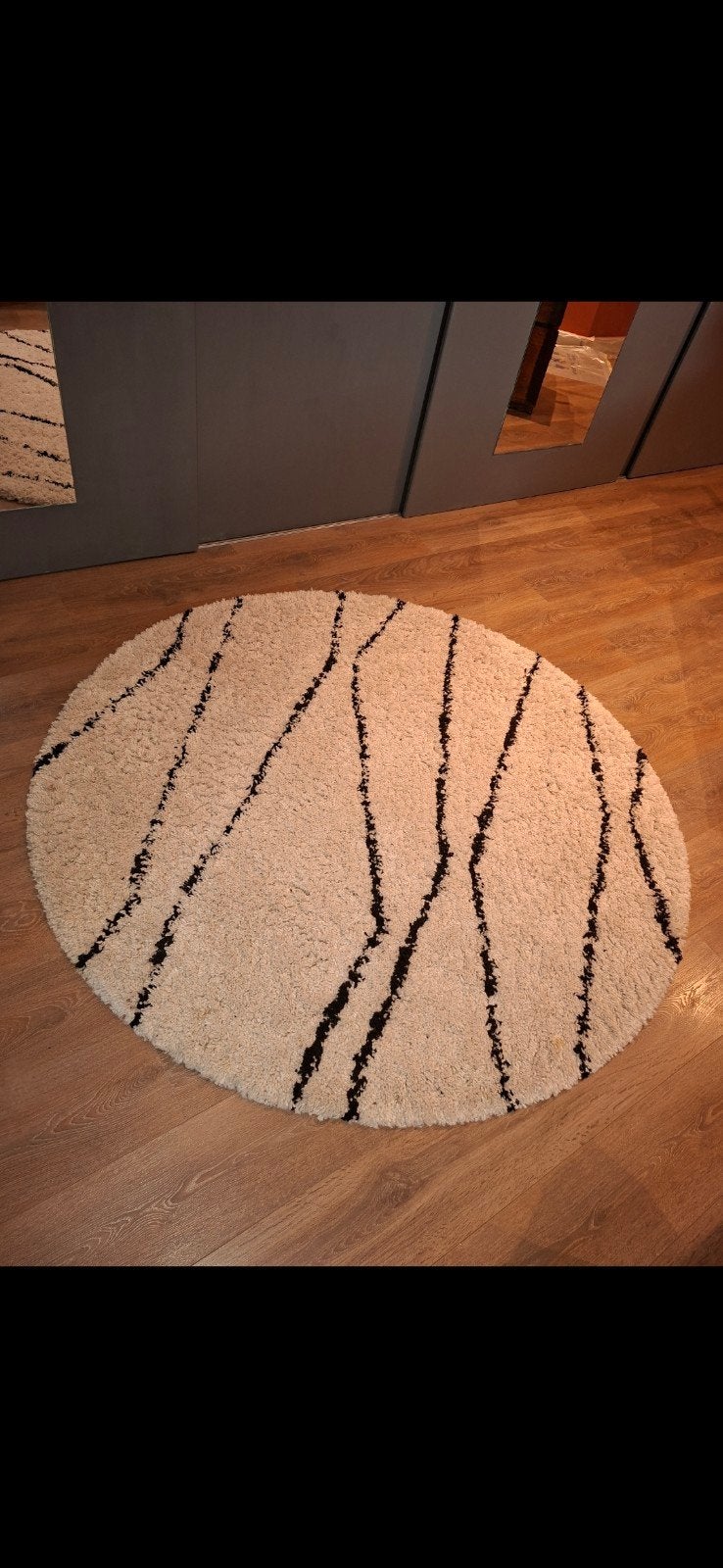 Nous living vloerkleed. z.g.a.n diameter 160cm, Ophalen, 150 tot 200 cm, Rond, Zo goed als nieuw