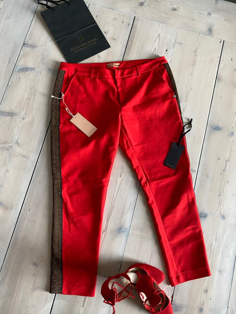 Prachtige NIEUWE broek SCOTCH & SODA size XL, Ophalen of Verzenden, Nieuw, Maat 42/44 (L), Rood