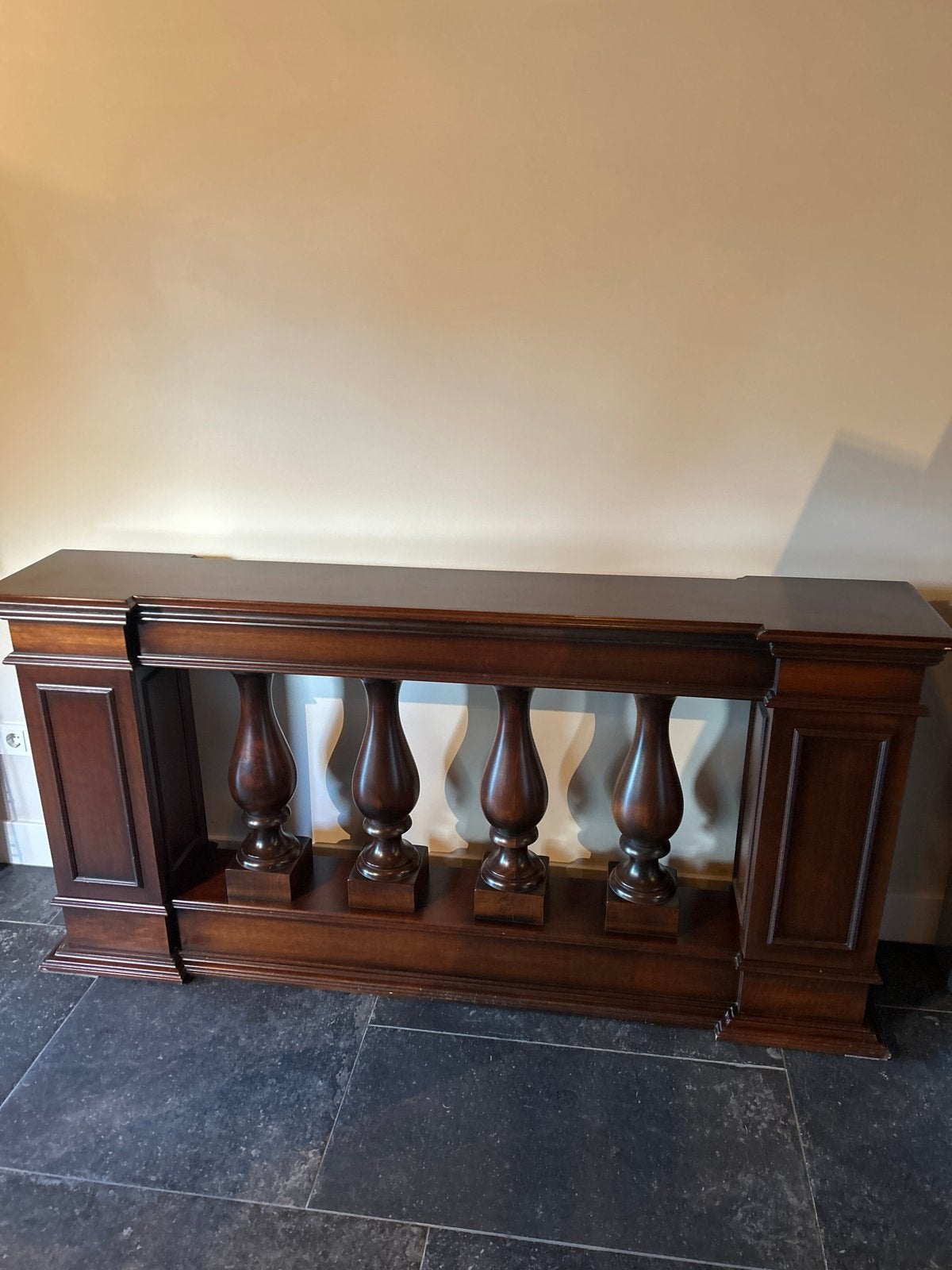 Sidetable / Console tafel - Klassiek houten design, Ophalen, Gebruikt