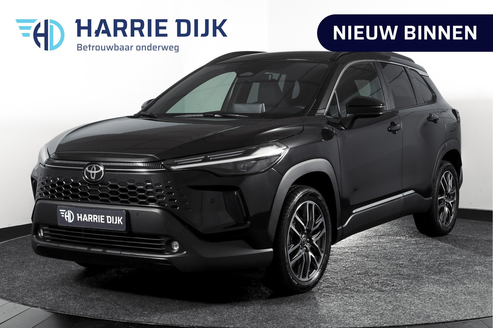 Toyota Corolla Cross Hybrid 140 Dynamic | Dig. Cockpit | Ada, Auto's, 12 maanden, Stof, Gebruikt, Zwart
