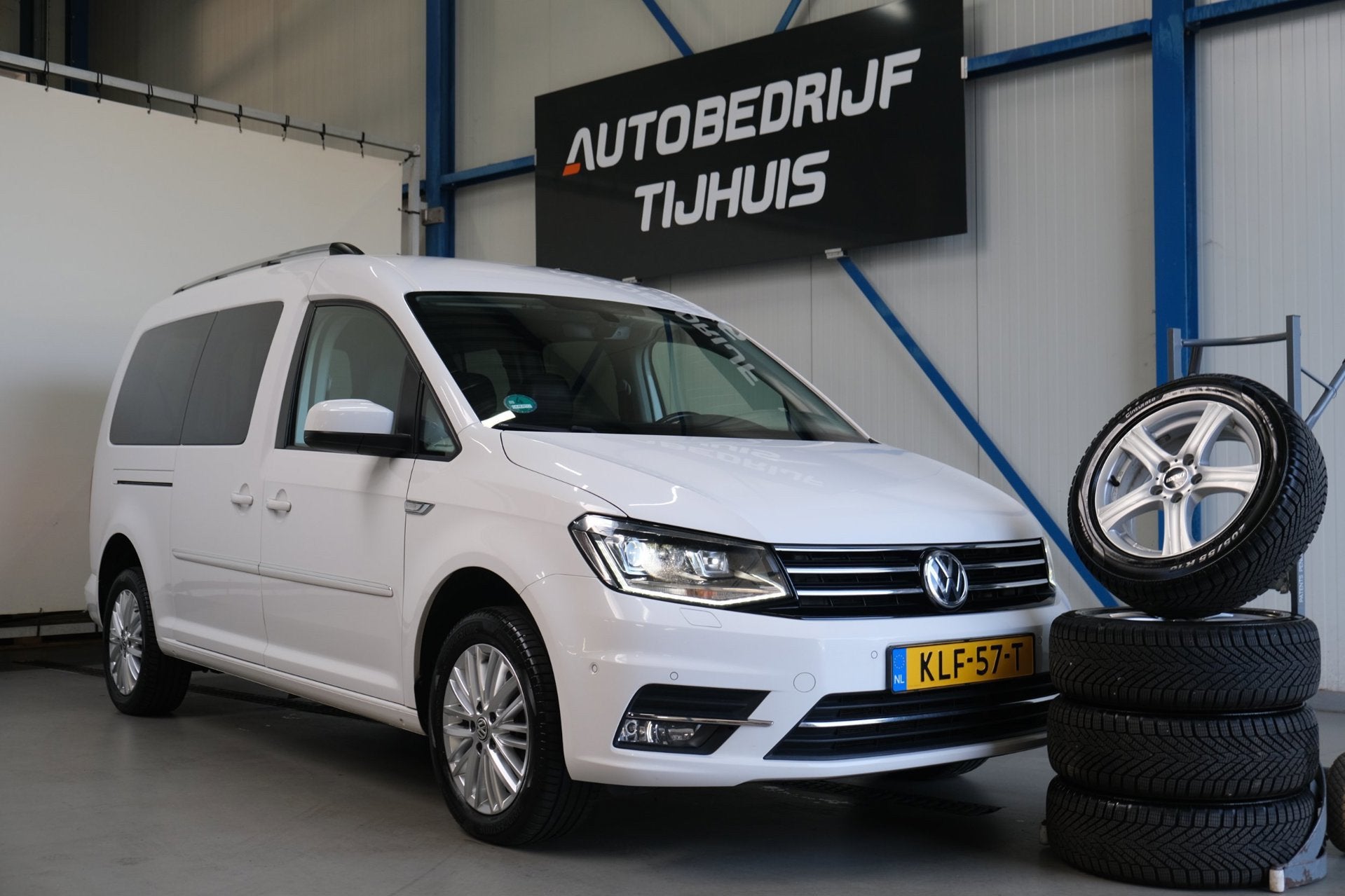 Volkswagen Caddy Maxi 1.4 TSI Highline 7p Automaat - Airco,, Auto's, 1350 kg, Gebruikt, Euro 6, 4 cilinders