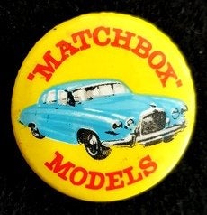 Matchbox Models Jaguar button, Verzamelen, Verzenden, Nieuw, Transport, Button