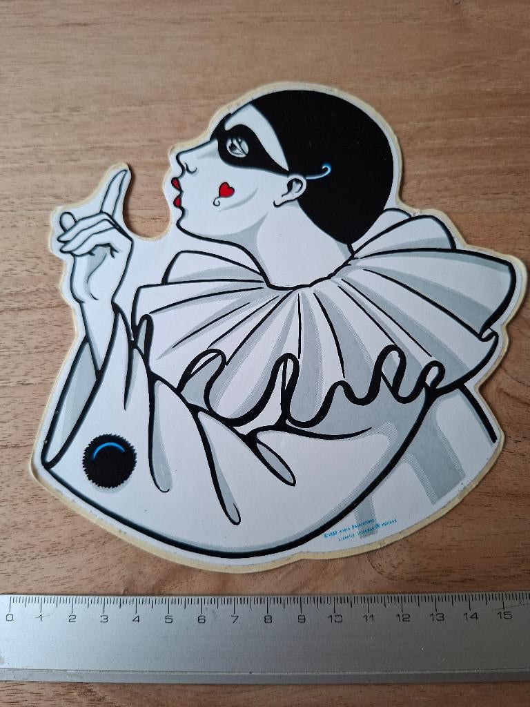 Sticker clown pirot, Ophalen of Verzenden, Zo goed als nieuw, Overige typen