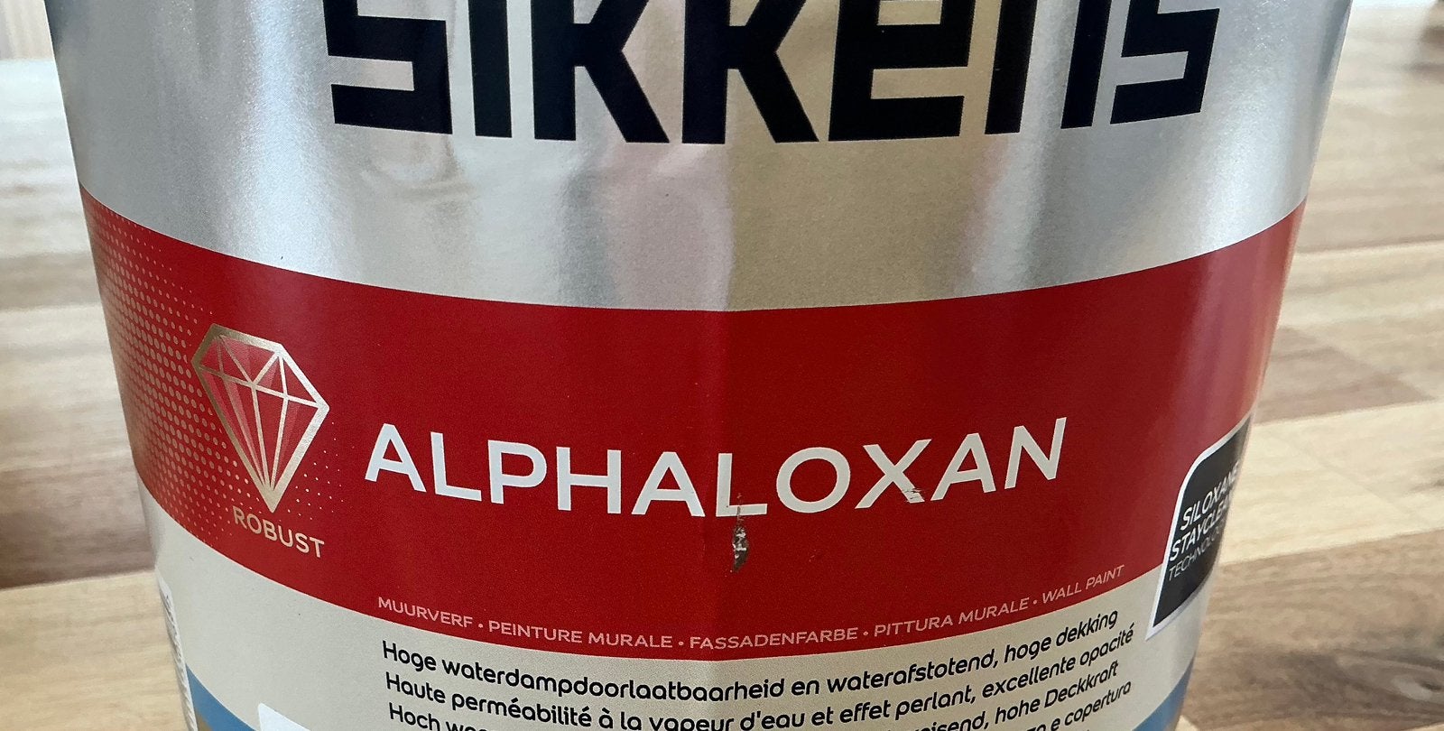 Alphaloxan muurverf, Sikkens, Ophalen, Grijs, Minder dan 5 liter, Verf