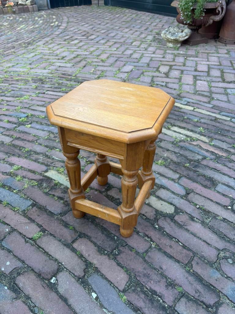 Planten tafeltje, Ophalen