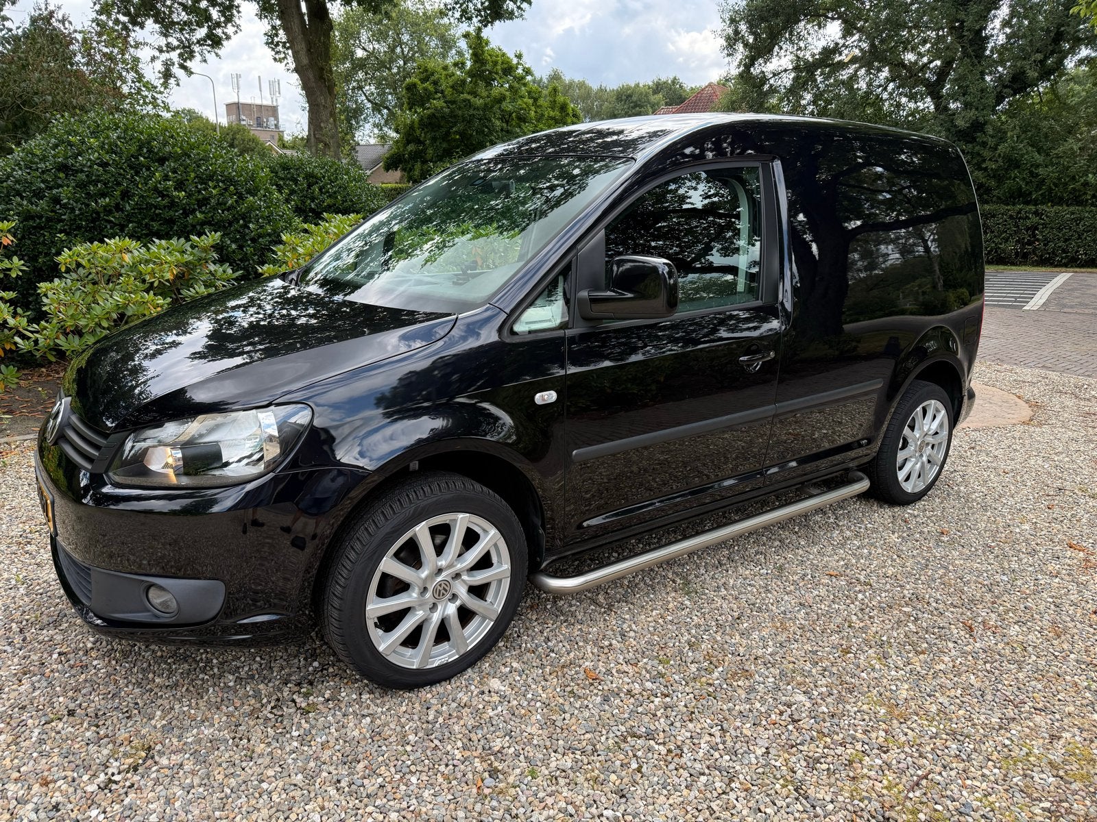 Volkswagen Caddy 1.6 D 75KW 2015, Auto's, Bestelauto's, Stof, Zwart, 4 cilinders, Volkswagen