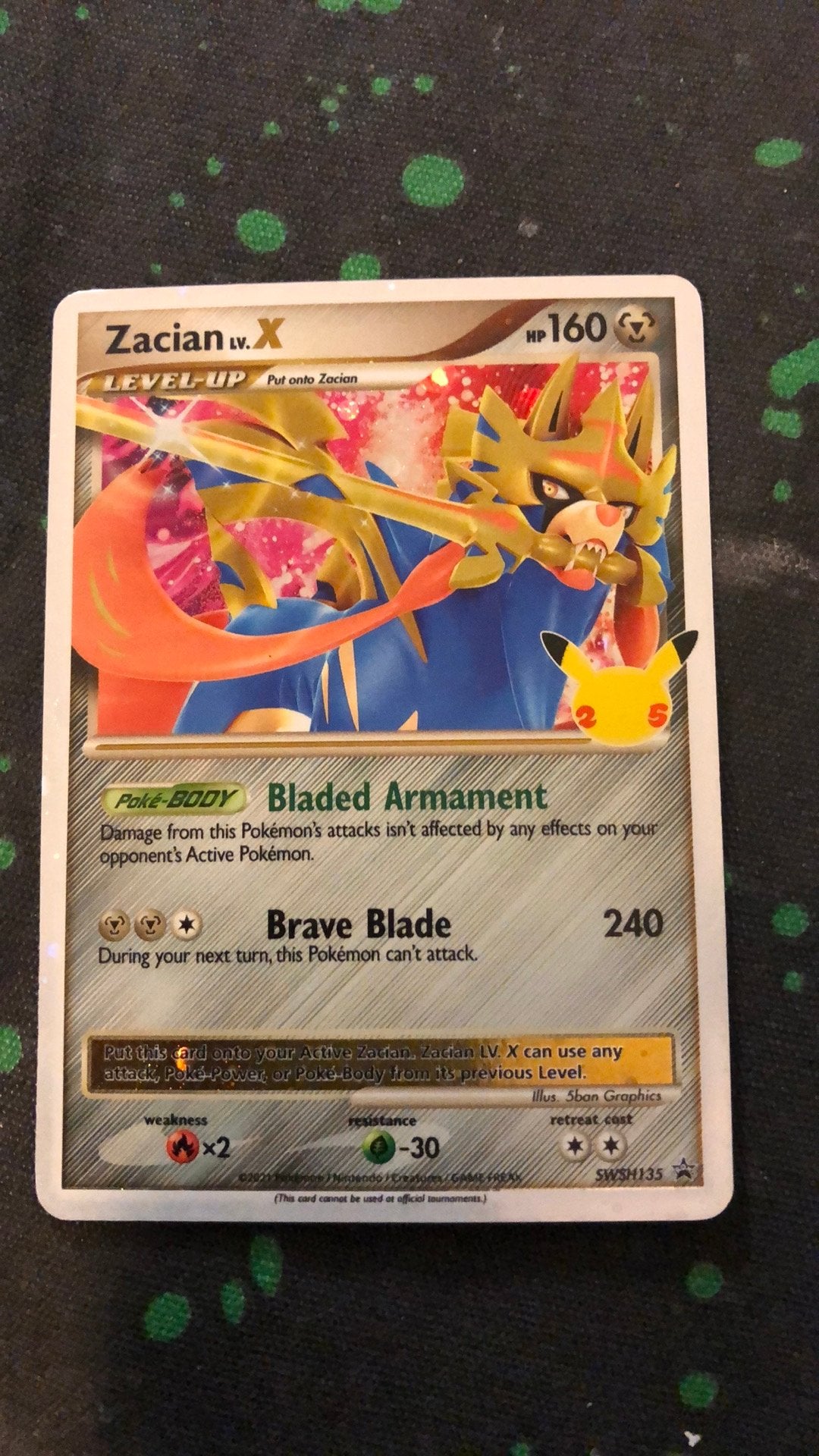 Zacian, Hobby en Vrije tijd, Ophalen of Verzenden, Gebruikt, Losse kaart