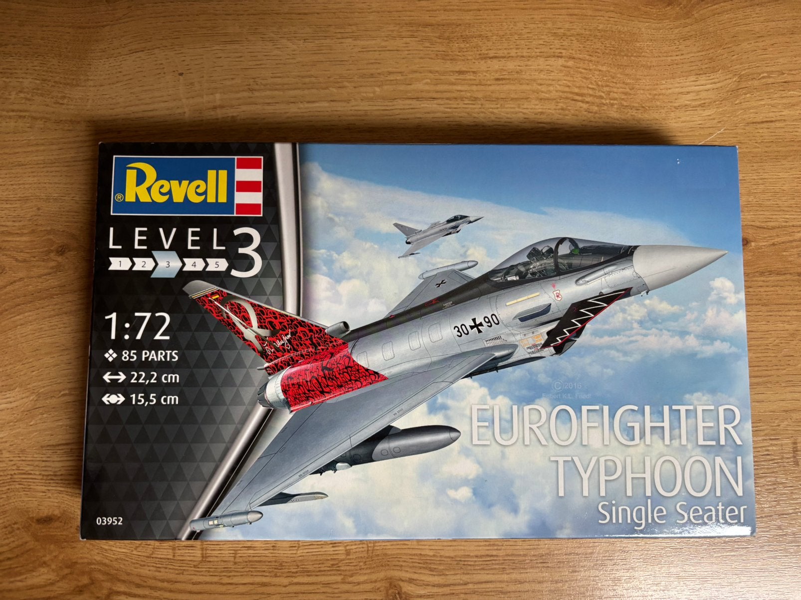 Revvel Eurofighter Typhoon, Hobby en Vrije tijd, Modelbouw | Vliegtuigen en Helikopters, Revell, Nieuw, Ophalen of Verzenden, Groter dan 1:72
