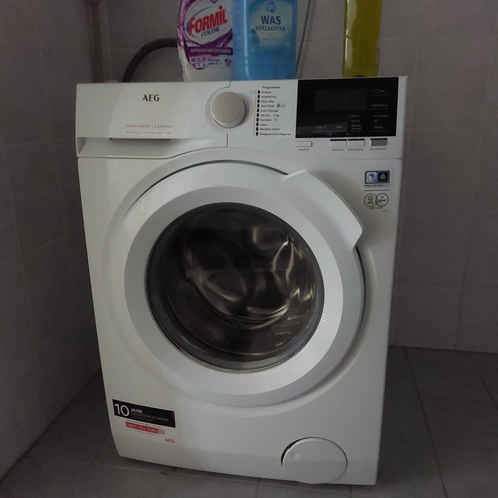 AEG 6000 serie Lavamat 1-8 kg, Ophalen, Gebruikt, 85 tot 90 cm, 1200 tot 1600 toeren