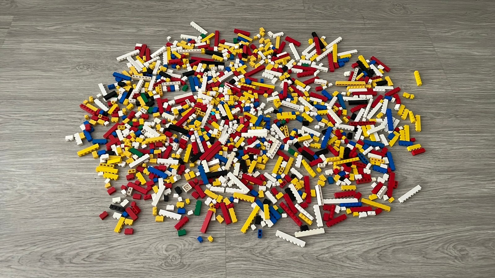 Volle zak met lego blokjes smal, Ophalen of Verzenden, Gebruikt, Losse stenen, Lego