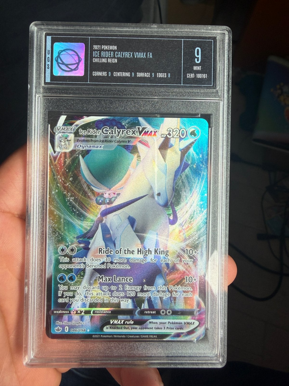 Ice rider calyrex grade kaart, Hobby en Vrije tijd, Verzamelkaartspellen | Pokémon, Ophalen of Verzenden