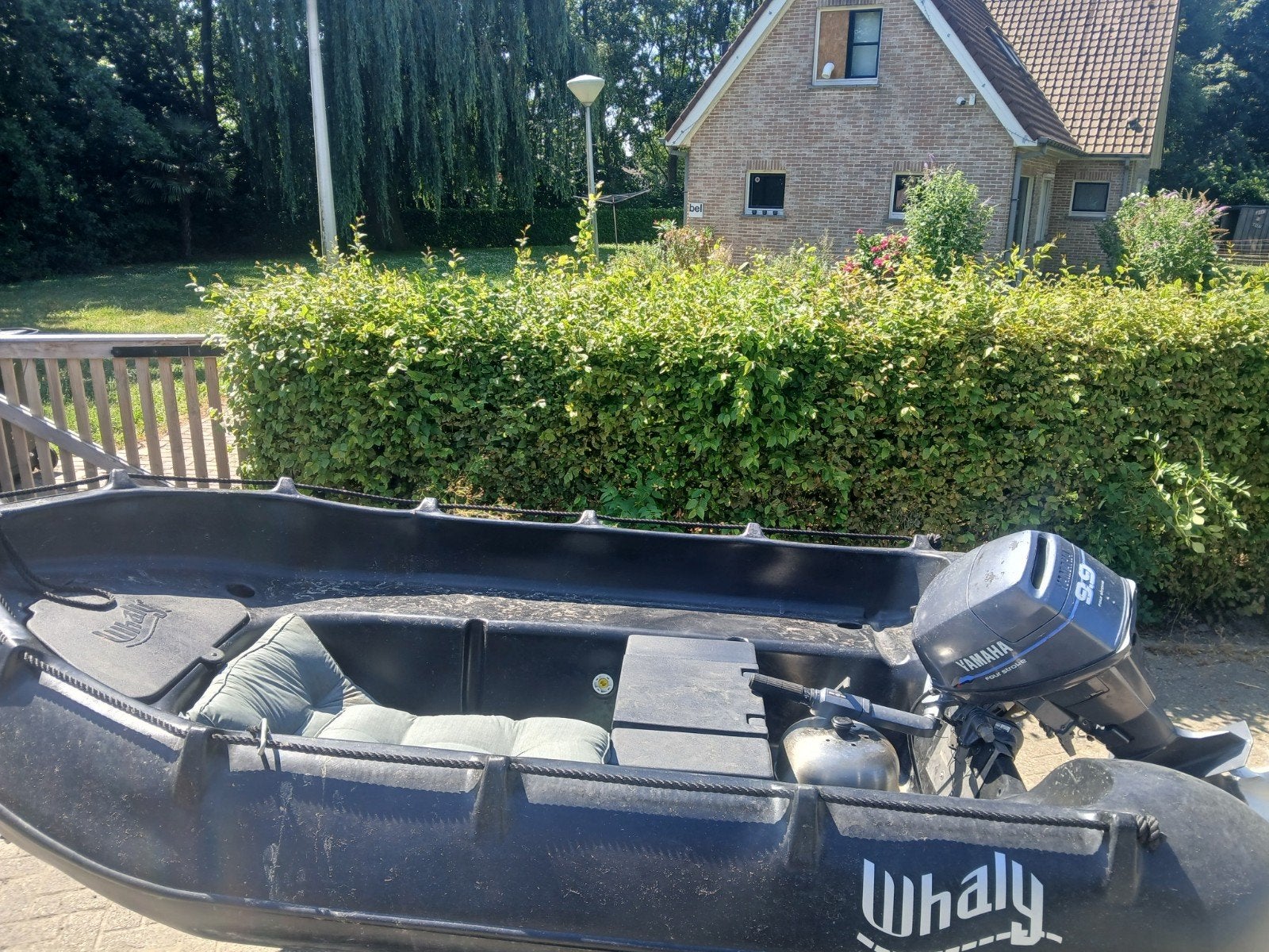 Whaly boot 310 met Yamaha 9,9 pkbuitenboordmotor en trailer, Gebruikt, Inclusief motor, Ophalen of Verzenden, Polyester/glasvezel