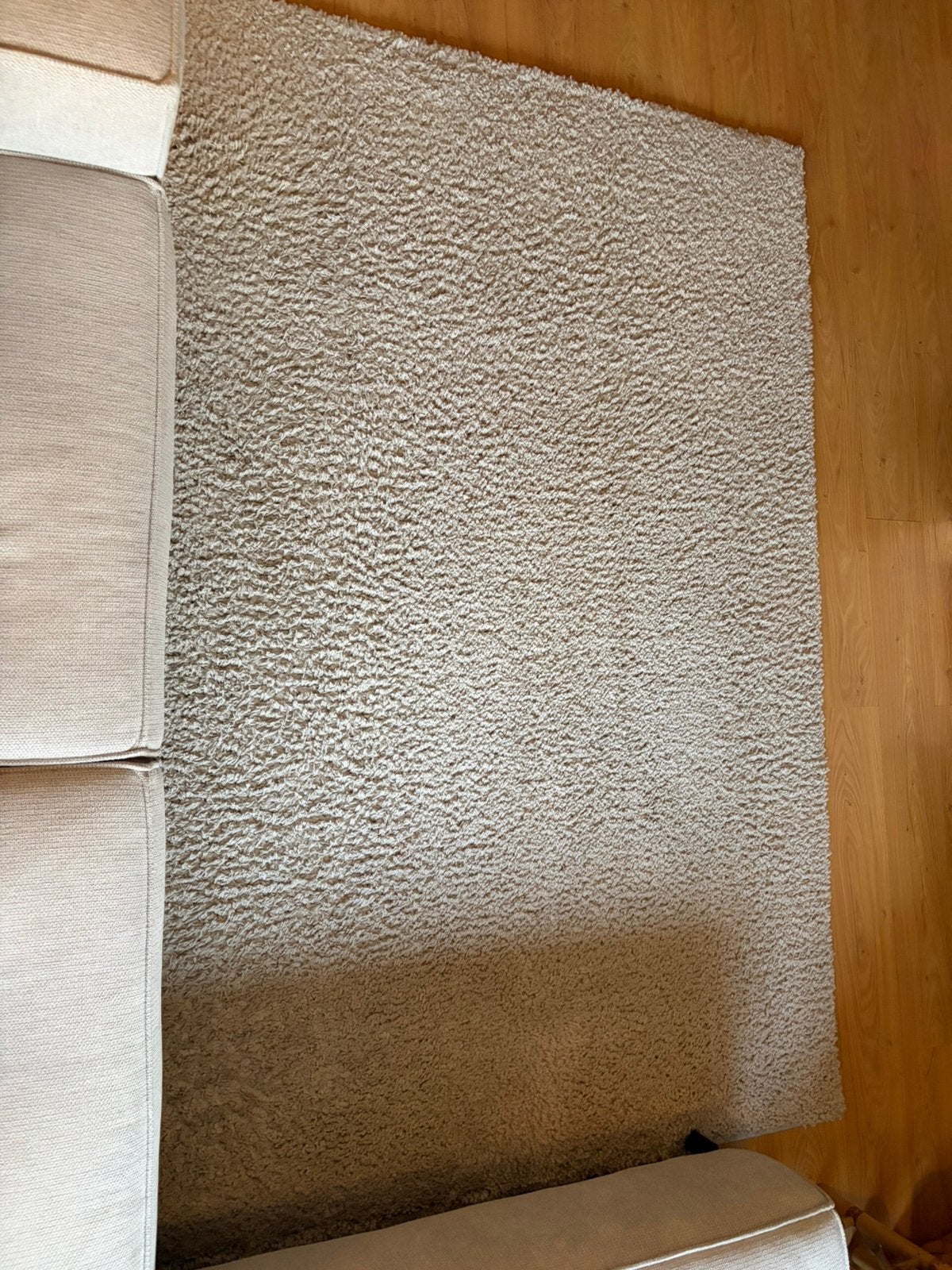 FRAAI Hoogpolig vloerkleed - Lofty Creme/Wit, Huis en Inrichting, Ophalen, Gebruikt, Wit, 200 cm of meer
