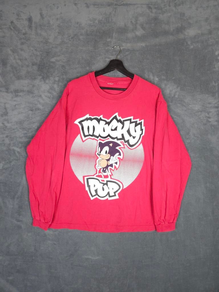 Vintage Mucky Pup T-shirt 90s European Lemonade Hardcore., ., Zwart, Maat 56/58 (XL), Ophalen of Verzenden