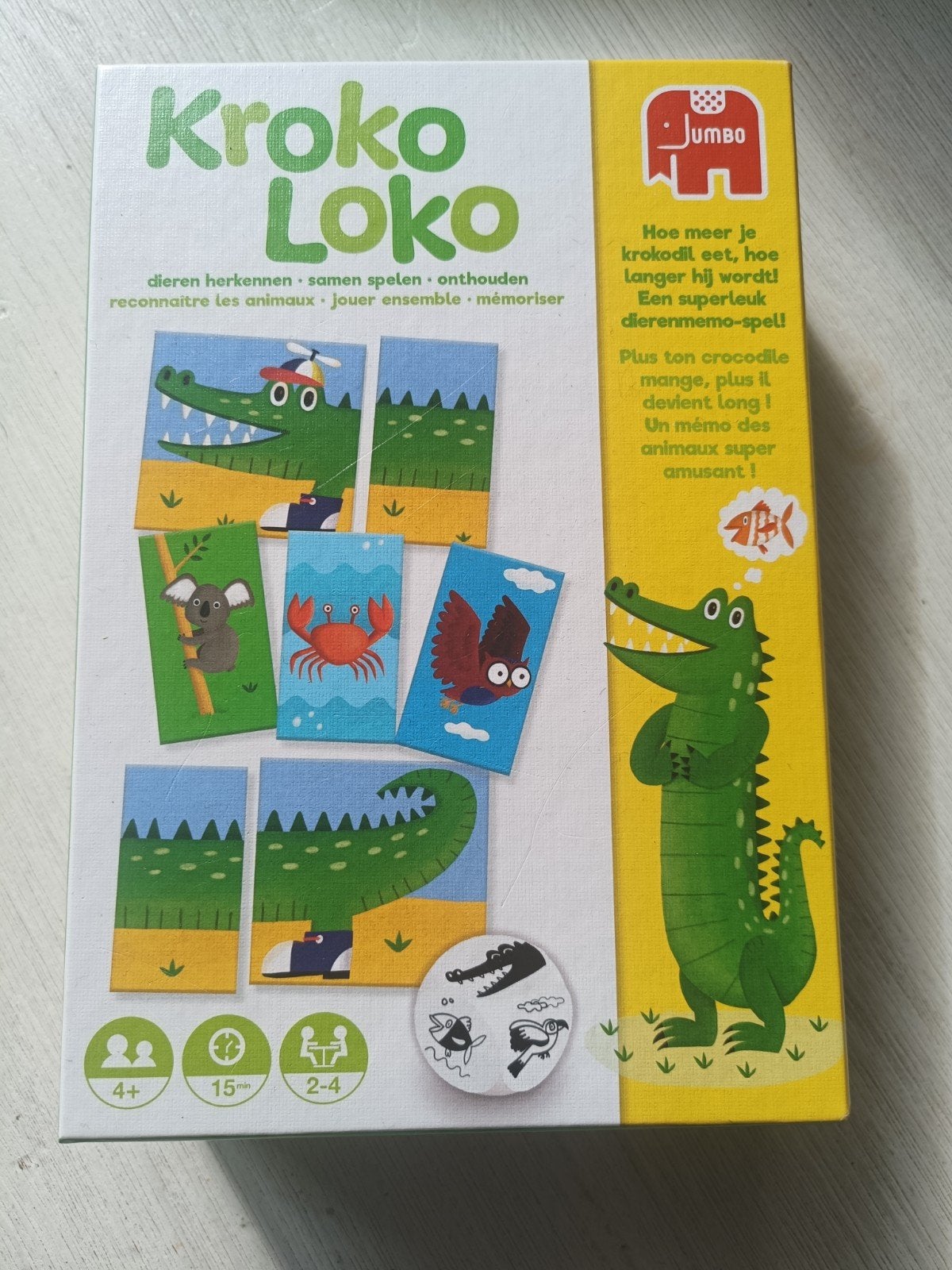 Jumbo Kroko Loko Spel, Hobby en Vrije tijd, Een of twee spelers, Ophalen of Verzenden, Zo goed als nieuw, Jumbo