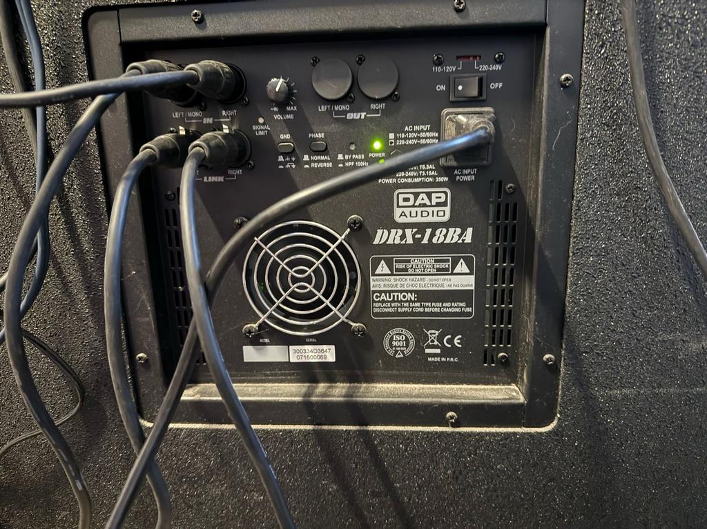 Professioneel PA Systeem: DB Technologies, DAP Audio, Muziek en Instrumenten, Ophalen, Gebruikt, 1000 watt of meer, P.A.