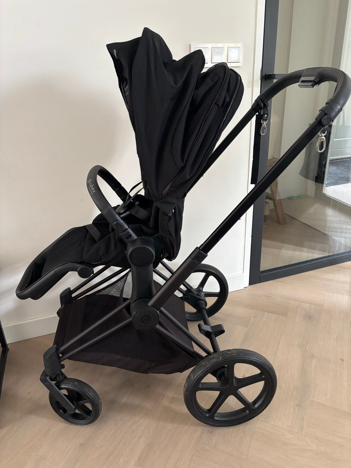 Cybex Priam kinderwagen - Compleet met accessoires, Verstelbare duwstang, Zo goed als nieuw, Ophalen, Kinderwagen