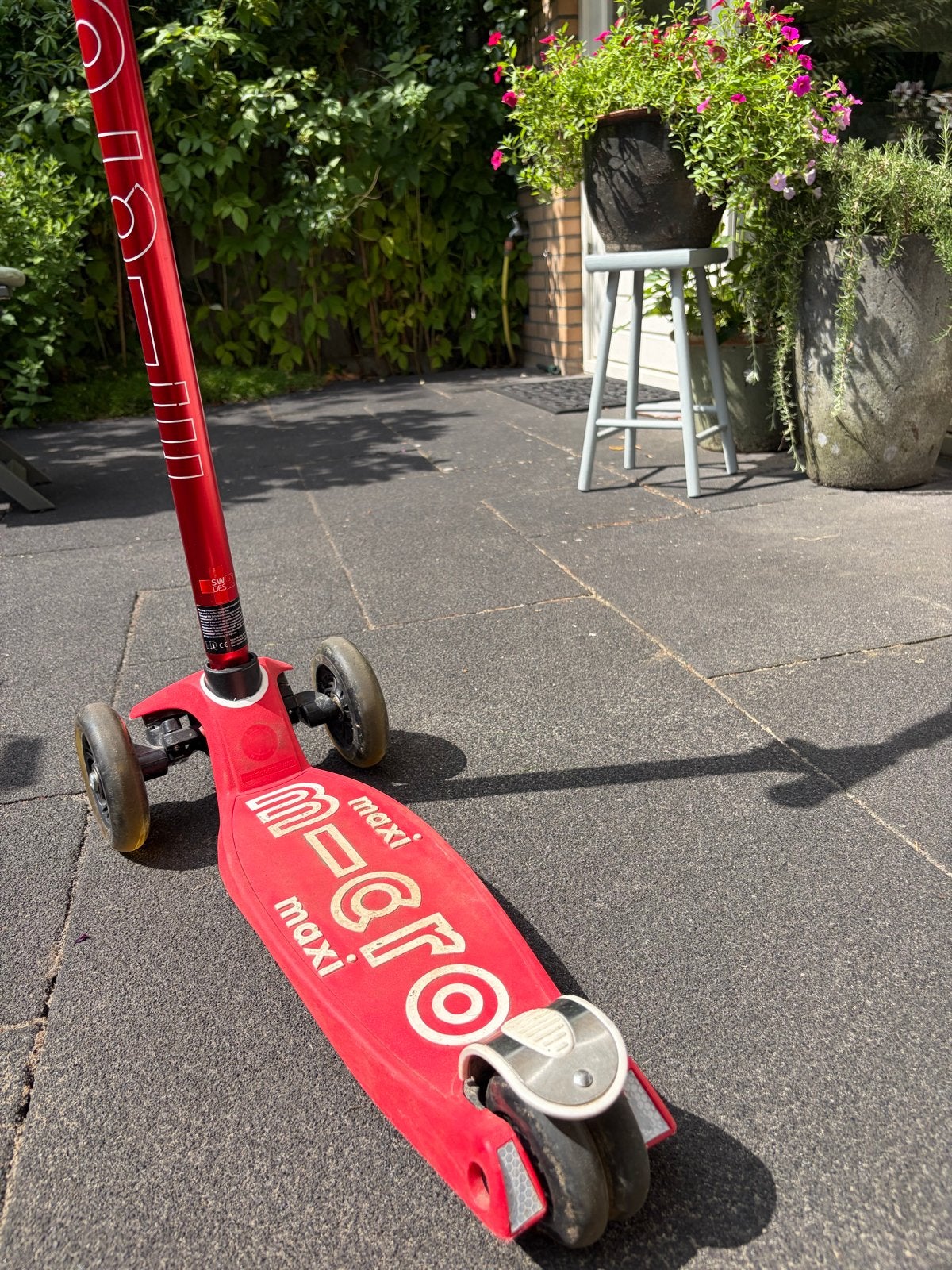 Micro Maxi step met lichtgevende wielen, Fietsen en Brommers, Steps, Ophalen, Gebruikt, Gewone step