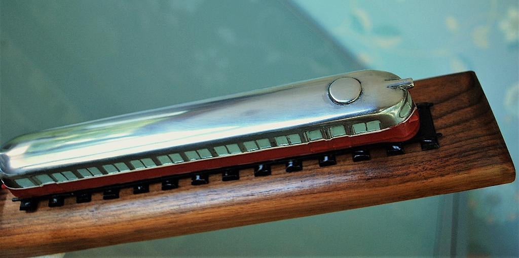 Trein Tram Model Vintage Hoogglans Gepolijst 1960's Vintage, Ophalen of Verzenden