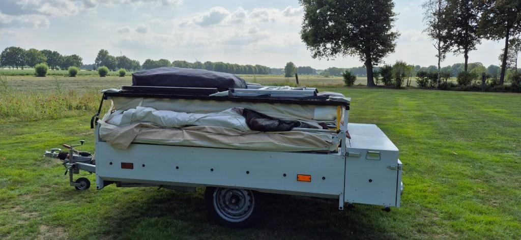 Vouwwagen Jamet Jametic, Caravans en Kamperen, Vouwwagens, Ophalen, Meerkleurig, Jamet, Tot en met 4
