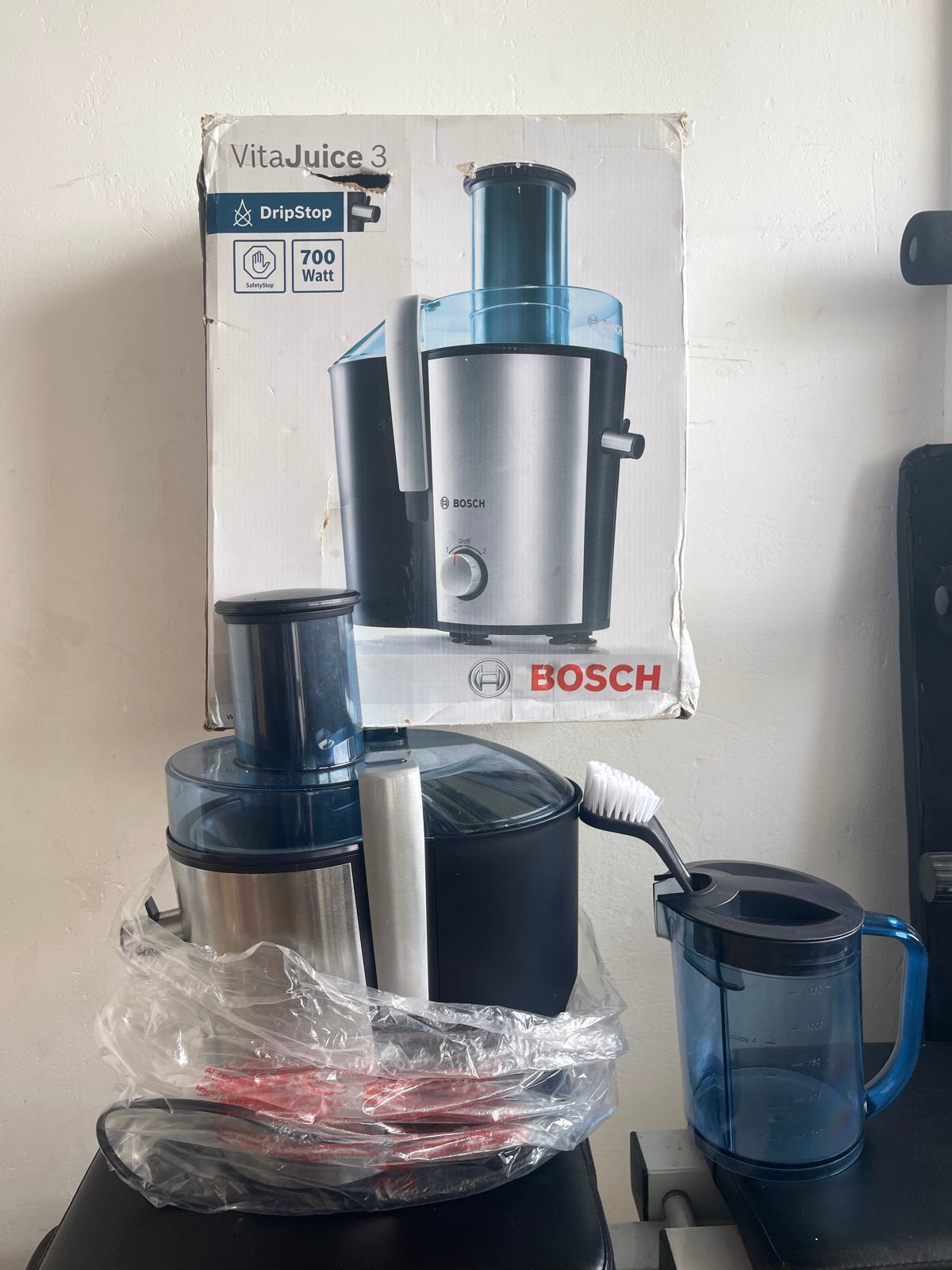 Bosch VitaJuice 3 sapcentrifuge - 700 Watt, Ophalen of Verzenden, Zo goed als nieuw