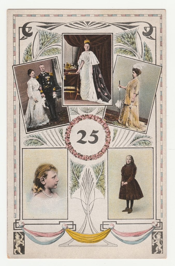 Wilhelmina.  Kon. Huis., Verzenden, Voor 1920, Ongelopen, Overige thema's