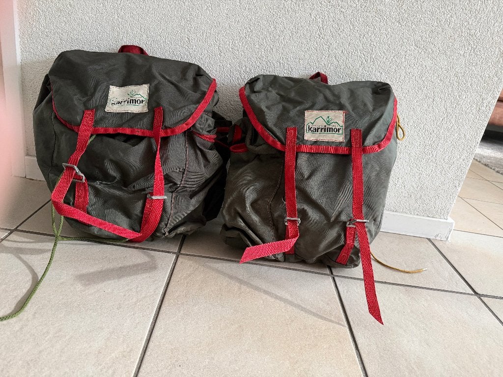 Karrimor fietstassen - Vintage set, Ophalen, Gebruikt, Karrimor