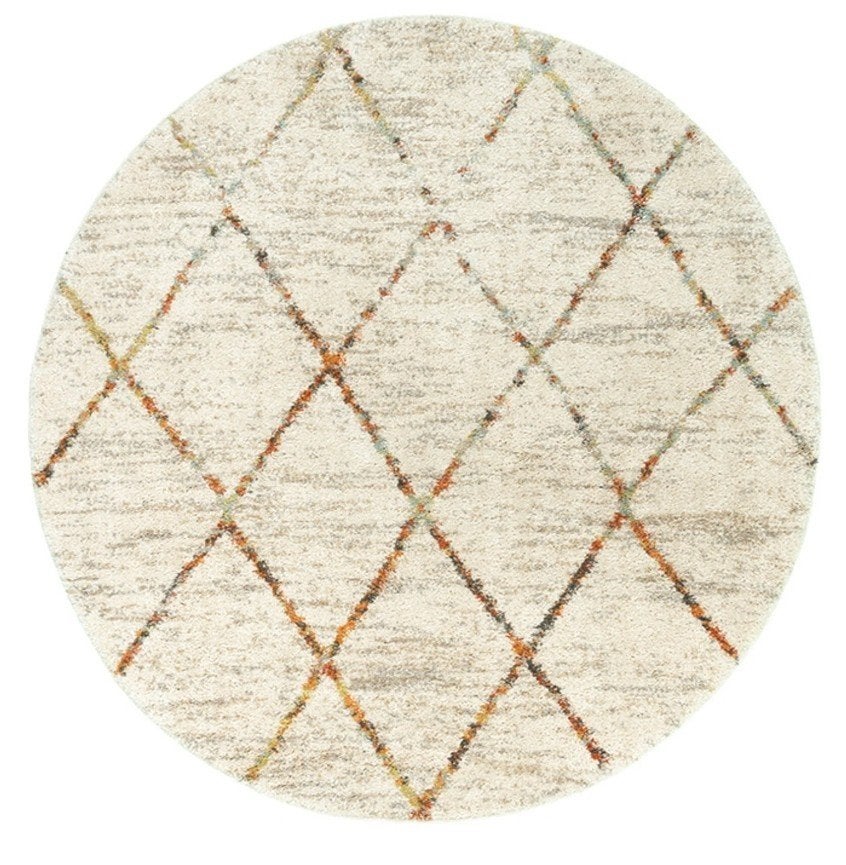 rond vloerkleed - blind terra lines, Ophalen, Rond, 200 cm of meer, Zo goed als nieuw