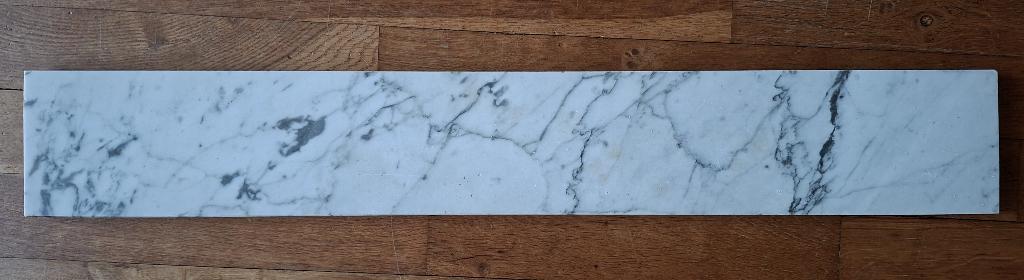 planchet, bianco carrara marmer, 80x12x2 cm, igs, Huis en Inrichting, Badkamer | Badtextiel en Accessoires, Ophalen, Gebruikt