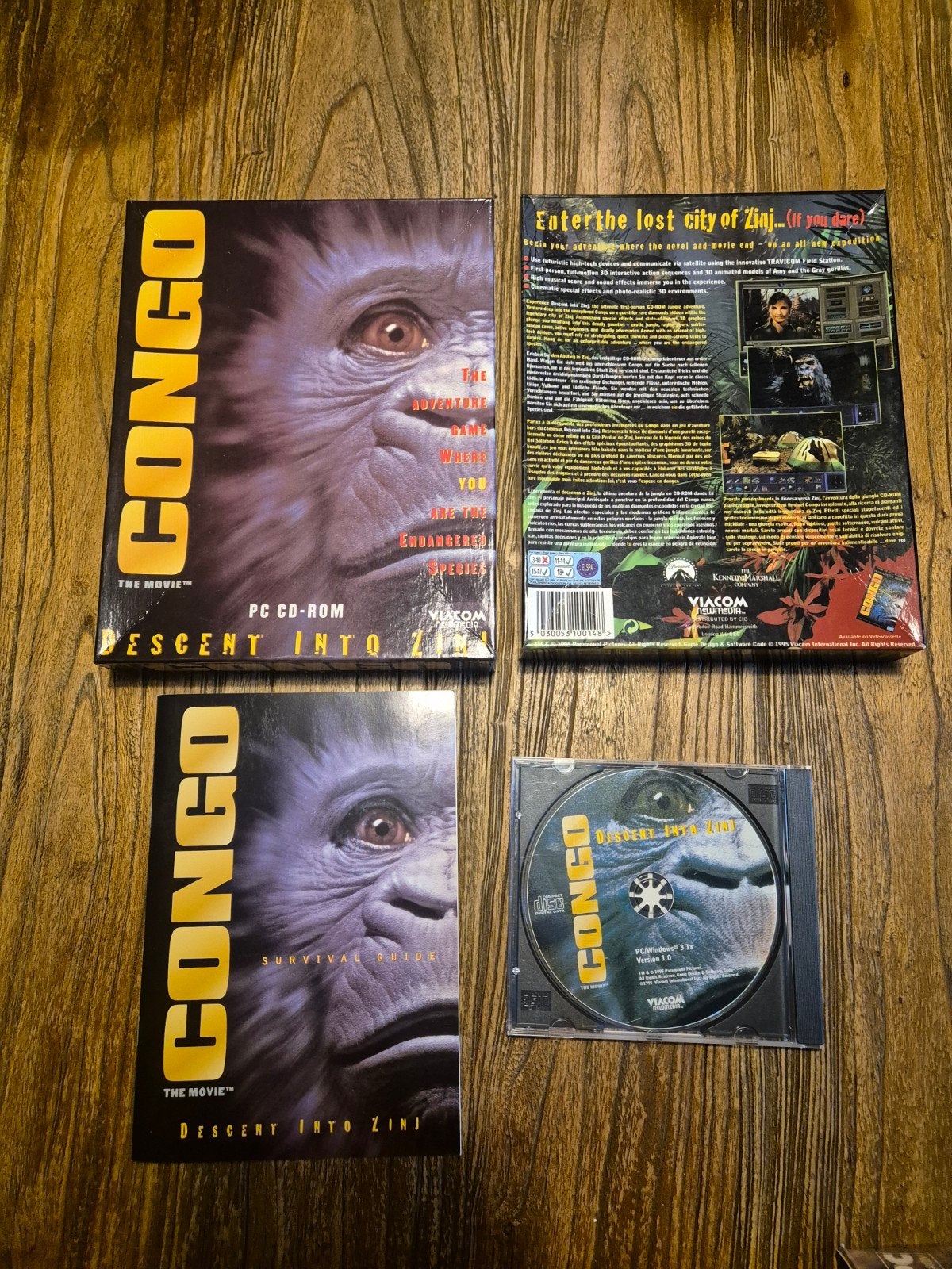 Congo: Descent into Zinj - PC CD-ROM (Engels), Spelcomputers en Games, Avontuur en Actie, Gebruikt, 1 speler, Ophalen of Verzenden