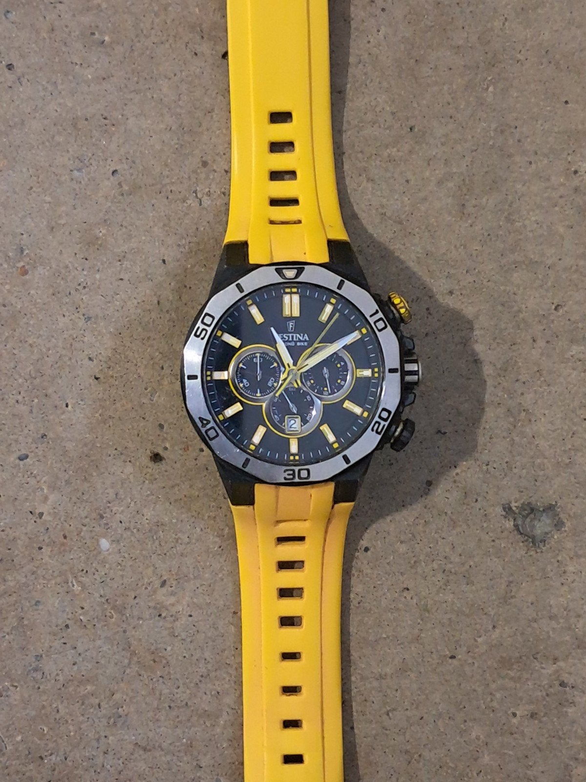 festina   horloge, Gebruikt, Staal, Polshorloge, Kunststof