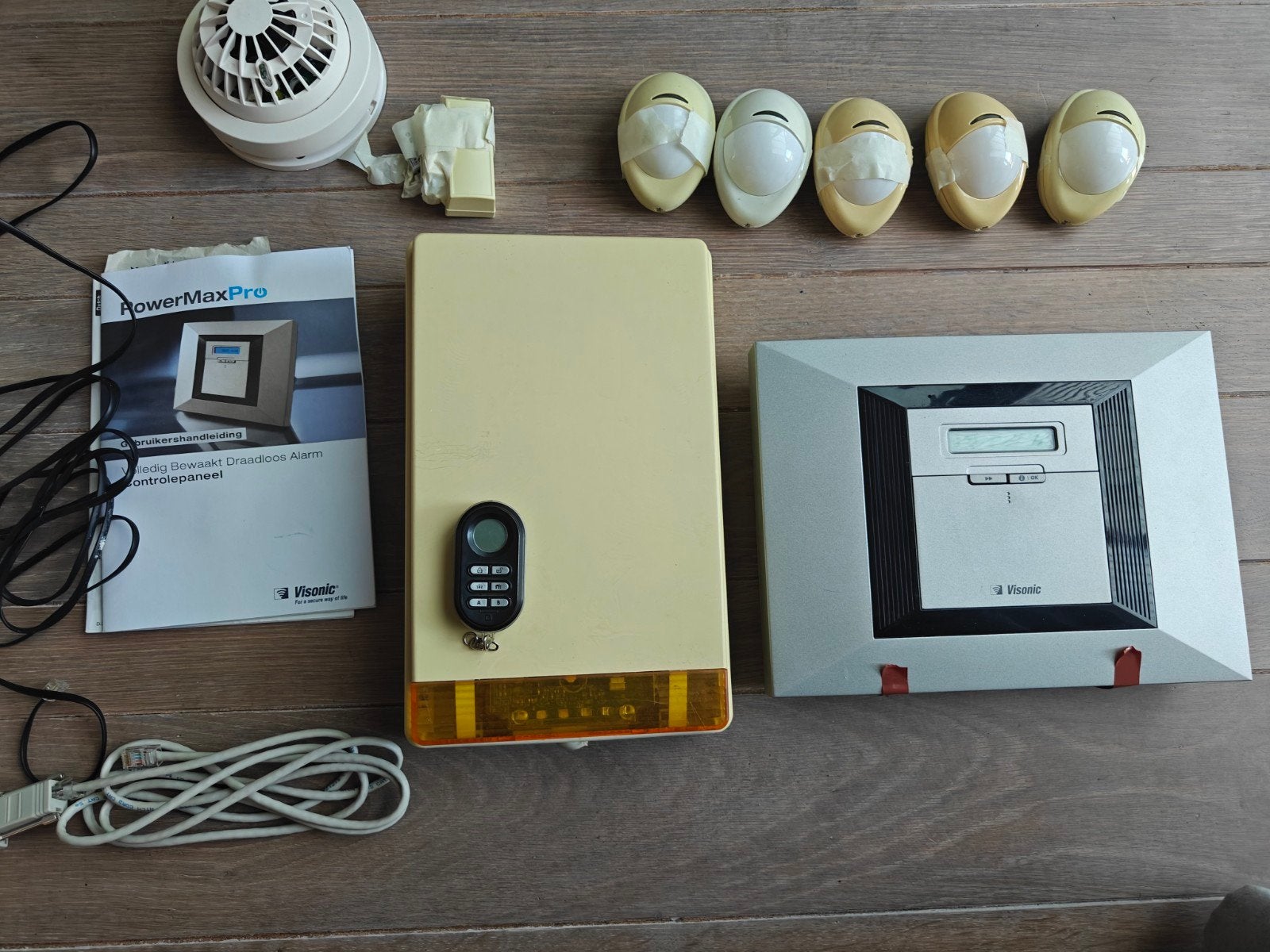 Visonic PowerMaxPro Draadloos Alarmsysteem met Accessoires, Doe-het-zelf en Verbouw, Ophalen of Verzenden, Compleet systeem, Draadloos