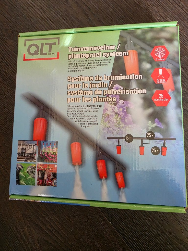Nieuw QLT tuinnevelaar / plantensproei systeem., Ophalen of Verzenden, Nieuw