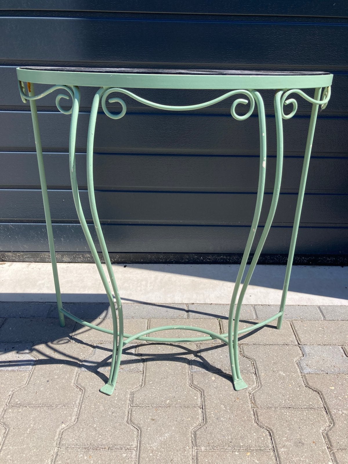 Brocante sidetable tafel hal tafel ophalen zsm, Ophalen, 25 tot 50 cm, Rechthoekig, 100 tot 150 cm