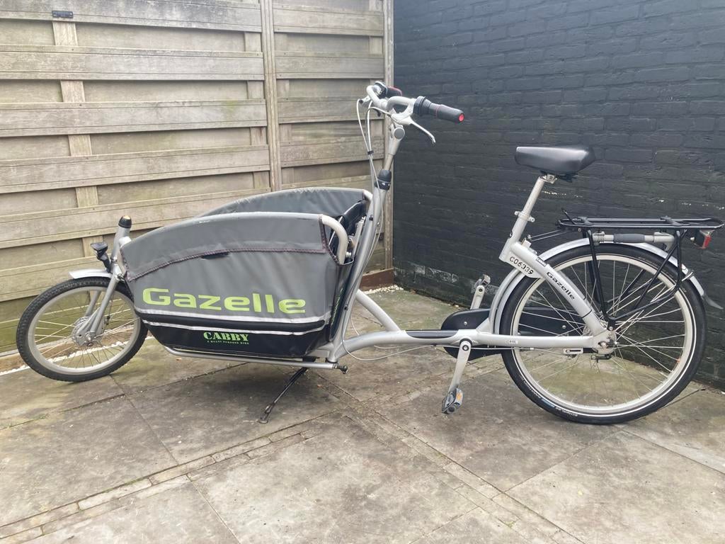 Gazelle Cabby / C06339 invouwbare bakfiets -> in prima staat, Ophalen, Gebruikt, Opvouwbaar, 2 kinderen