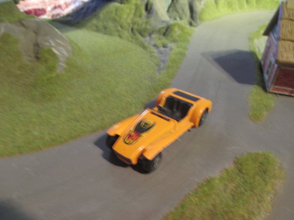 1:51 Lotus Super Seven - Matchbox Nr.60 1971 igst, maar..., Ophalen of Verzenden, Gebruikt, Auto