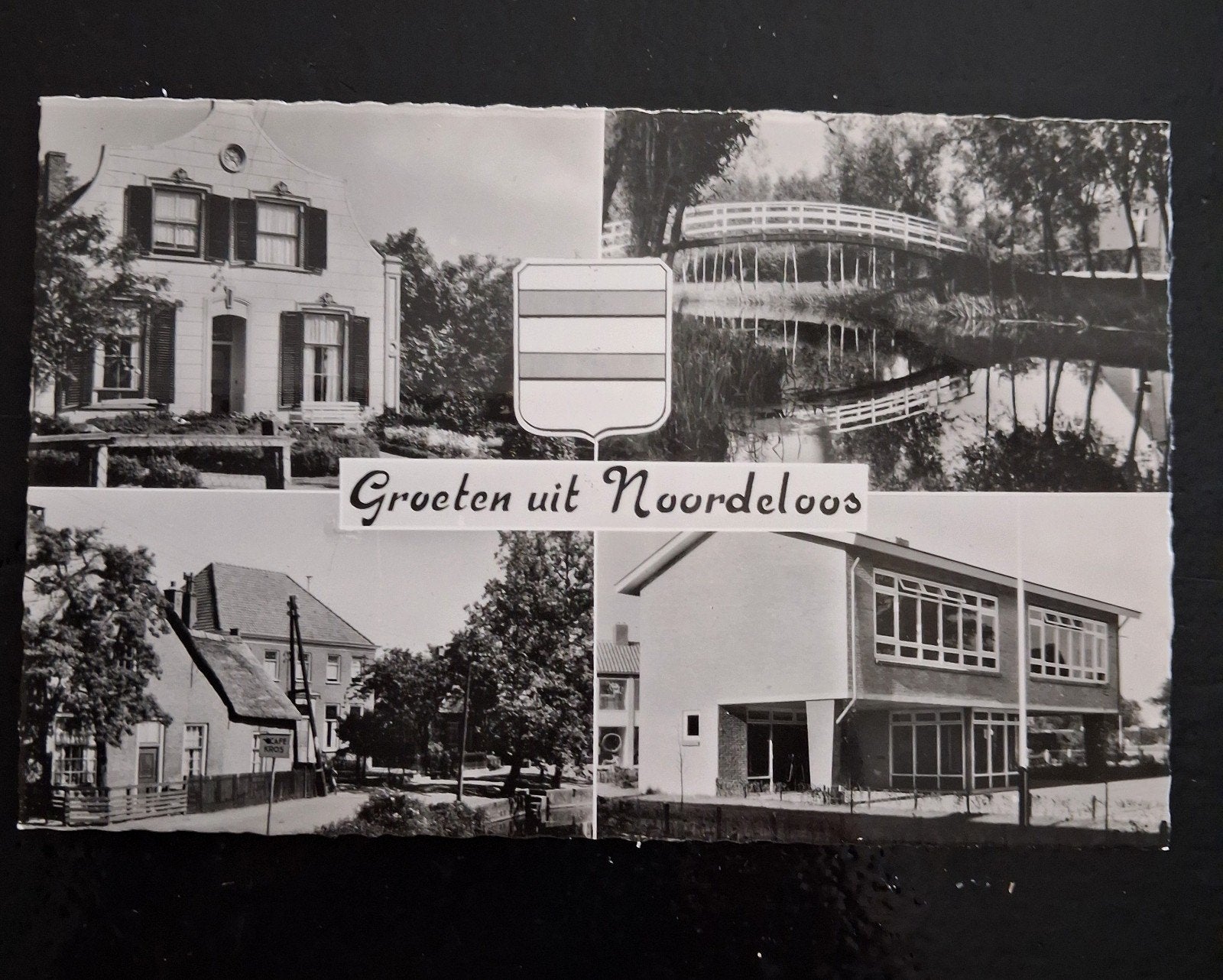 Kaart Noordeloos., Ophalen of Verzenden, 1960 tot 1980, Ongelopen