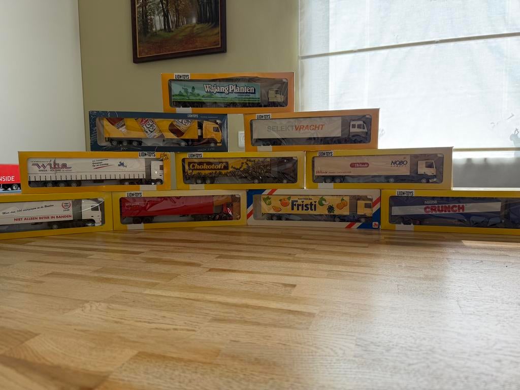10x lion toys, Ophalen of Verzenden, Nieuw, Bus of Vrachtwagen, Lion Toys
