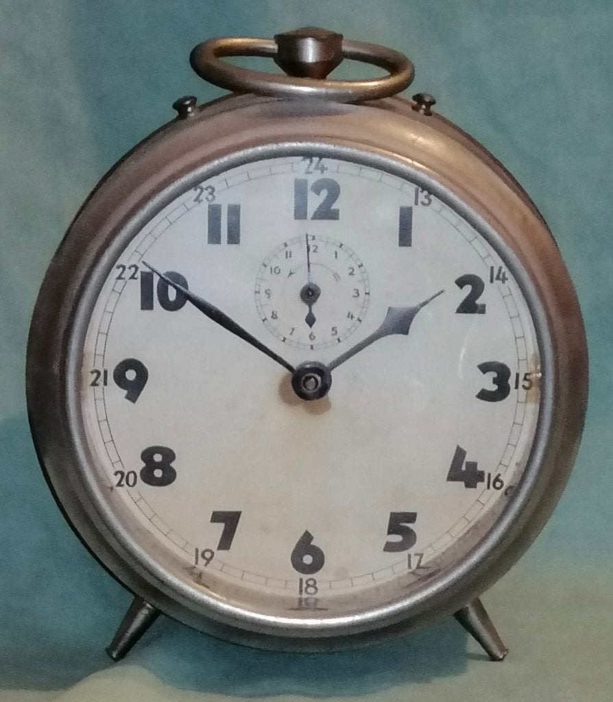 Grote oude wekker klok, Ophalen of Verzenden