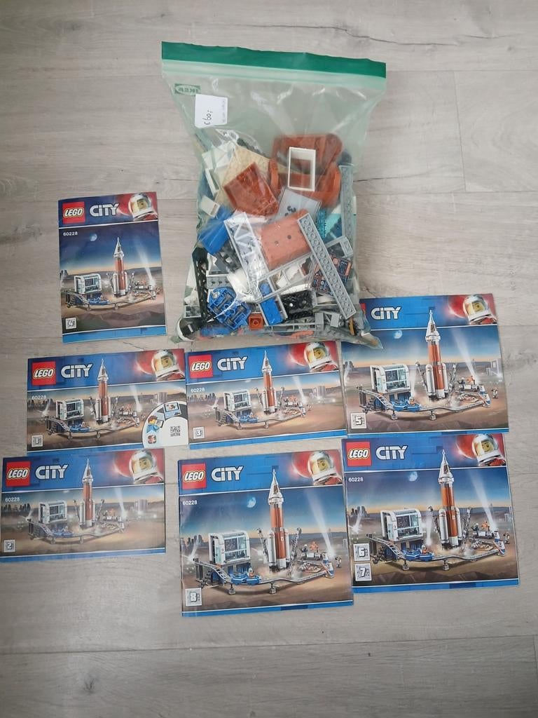 Lego city ruimtevaart, ruimteraket,  vluchtleiding, Ophalen of Verzenden